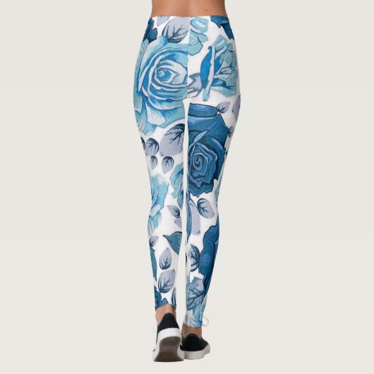 Floral Popular Leggings (Achterkant)
