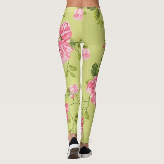 Floral Popular Leggings (Achterkant)