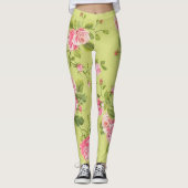 Floral Popular Leggings (Voorkant)