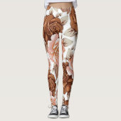 Floral Popular Leggings (Voorkant)