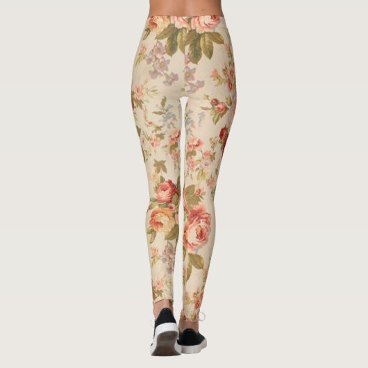 Floral Popular Leggings (Achterkant)