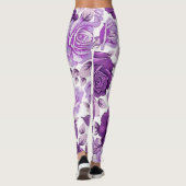 Floral Popular Leggings (Achterkant)