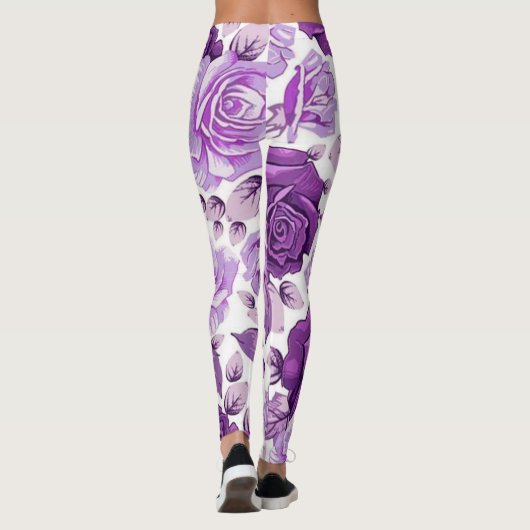 Floral Popular Leggings (Achterkant)