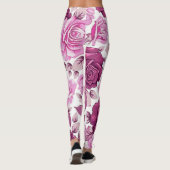 Floral Popular Leggings (Achterkant)