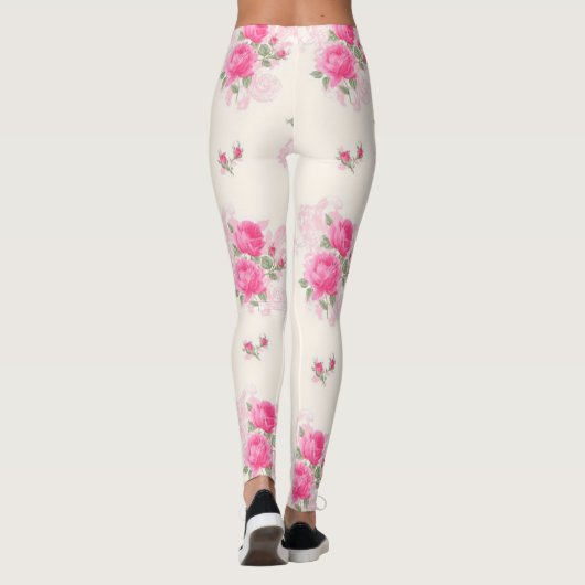 Floral Popular Leggings (Achterkant)