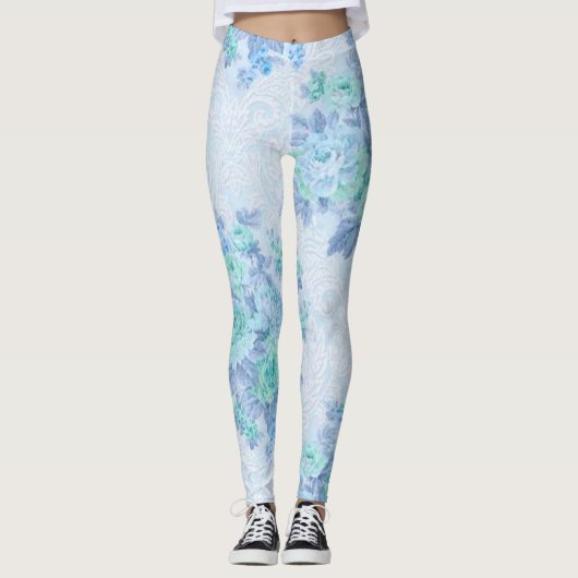 Floral Popular Leggings (Voorkant)