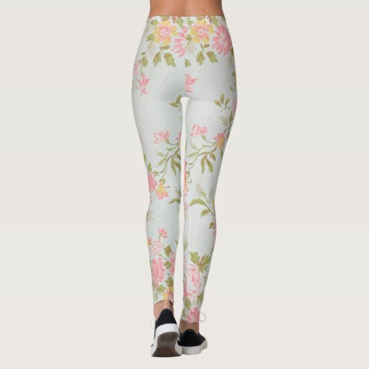 Floral Popular Leggings (Achterkant)