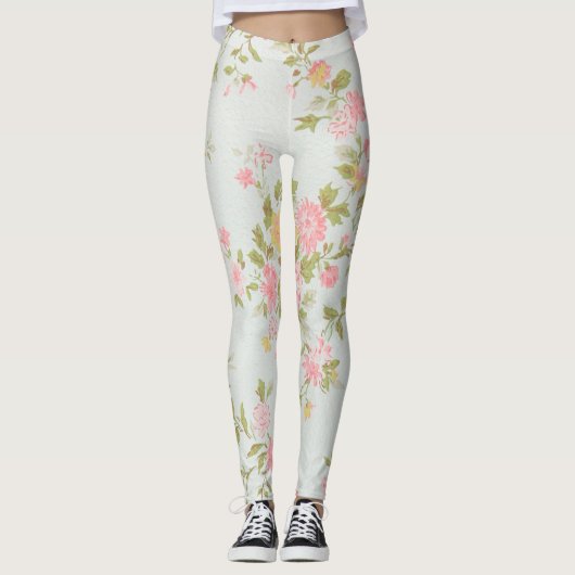 Floral Popular Leggings (Voorkant)