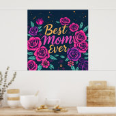 Floral Popular Luxury Gift Collectie Poster (Keuken)