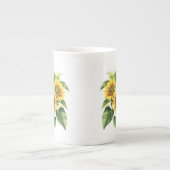 Floral  porselein kop (Voorkant)