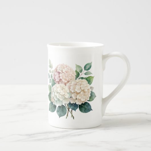 Floral  porselein kop (Rechts)