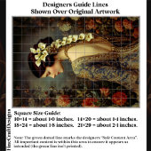 Floral Portrait & Calla Lillies EZ9L Decoupage Tissuepapier