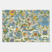 Floral, Positano en Fleuresse Inpakpapier Vel (Voorkant 3)