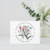 Floral Positive Affirmation Gezegde - Epowerment Briefkaart (Staand voorkant)