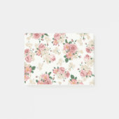 Floral post het/om nota's te doen post-it® notes (Voorkant)