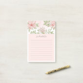 Floral Post-it Notes (Op bureau)