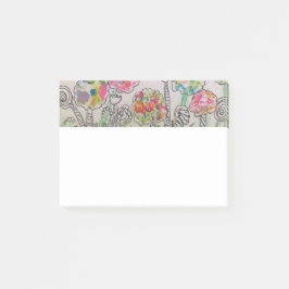 Floral Post-it Notes