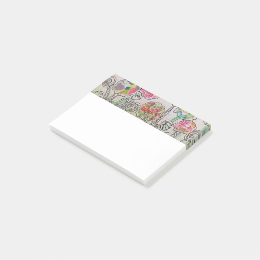 Floral Post-it Notes (Schuin)