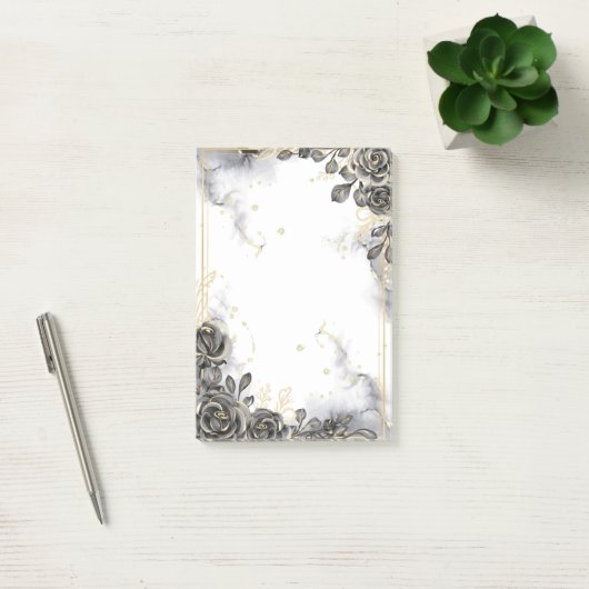 Floral Post-it Notes (Kantoor)