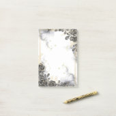 Floral Post-it Notes (Op bureau)