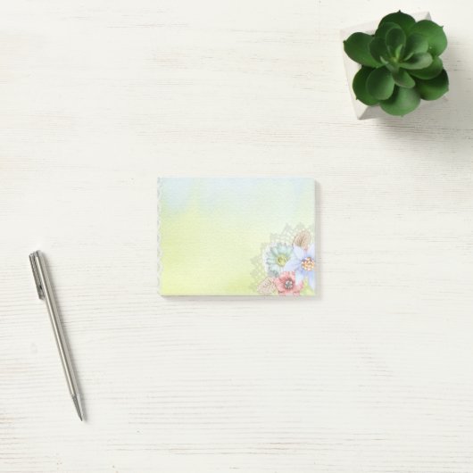 Floral Post-it® Notes (Kantoor)