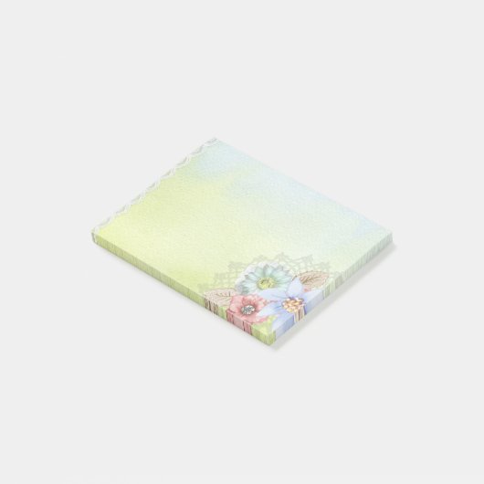 Floral Post-it® Notes (Schuin)