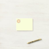 Floral Post-it Notes (Op bureau)