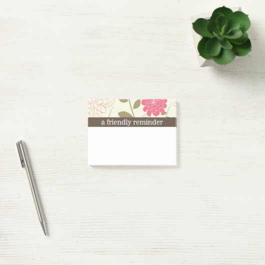  Floral Post-it® Notes (Kantoor)