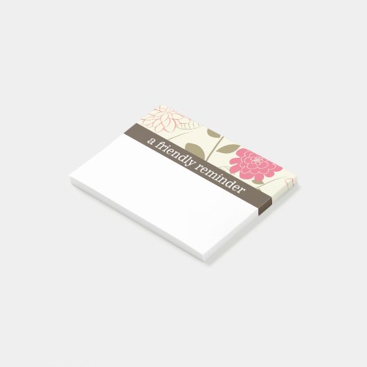  Floral Post-it® Notes (Schuin)