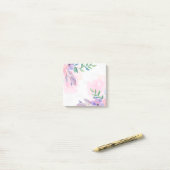 Floral Post-it-Notes Post-it® Notes (Op bureau)
