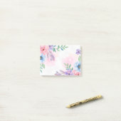 Floral Post-it-Notes Post-it® Notes (Op bureau)