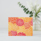 Floral Post Kaart (Staand voorkant)