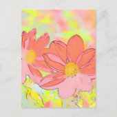 Floral Postcard Briefkaart (Voorkant)