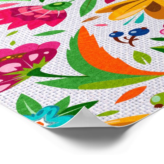 Floral Poster (Hoek)