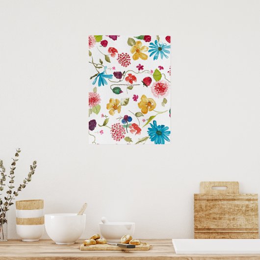 Floral poster (Keuken)