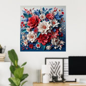 Floral Poster (Thuiskantoor)