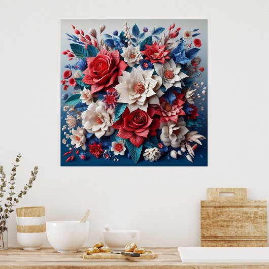 Floral Poster (Keuken)