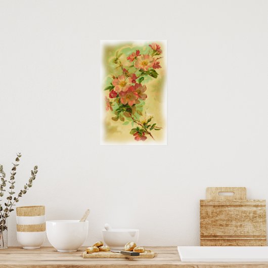  Floral Poster (Keuken)
