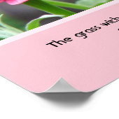 Floral Poster met Bijbelse Verse (Hoek)