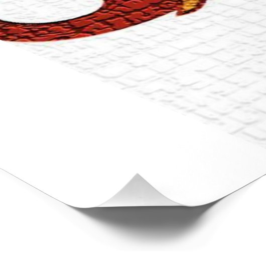 Floral Poster olifant (Hoek)