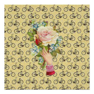 Floral Poster Victoriaans