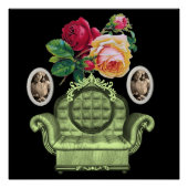 Floral Poster Victoriaans (Voorkant)