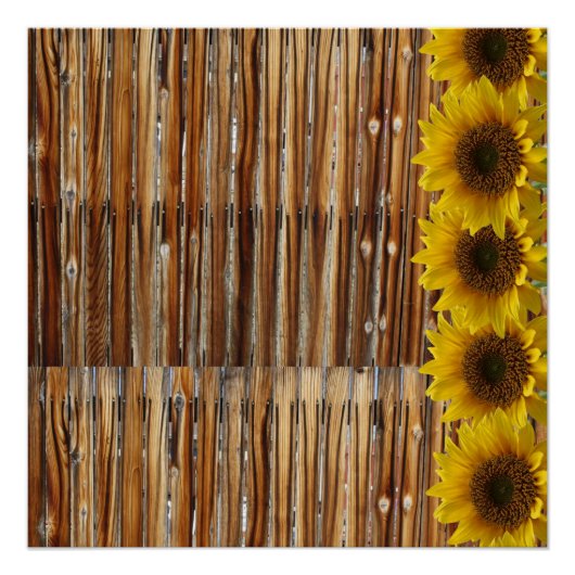 Floral Poster Zonnebloem (Voorkant)