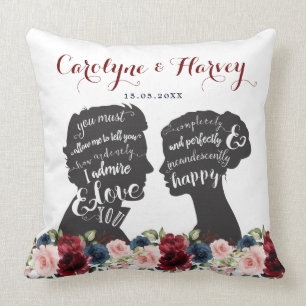  Floral Pride Vooroordeel Huwelijkscadeau Kussen