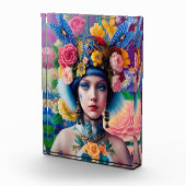 Floral princess portret fotoblokken (Rechts)