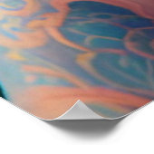 Floral princess portret poster (Hoek)