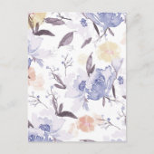  Floral Print 1 Feestdagenkaart (Voorkant)