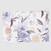  Floral Print 1 Golfhanddoek (Horizontaal)