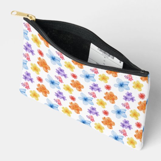 Floral Print Accessoires Cosmetische Tas (Open)