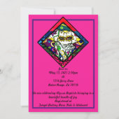 Floral Print Carnival Elephant Kaart (Voorkant)